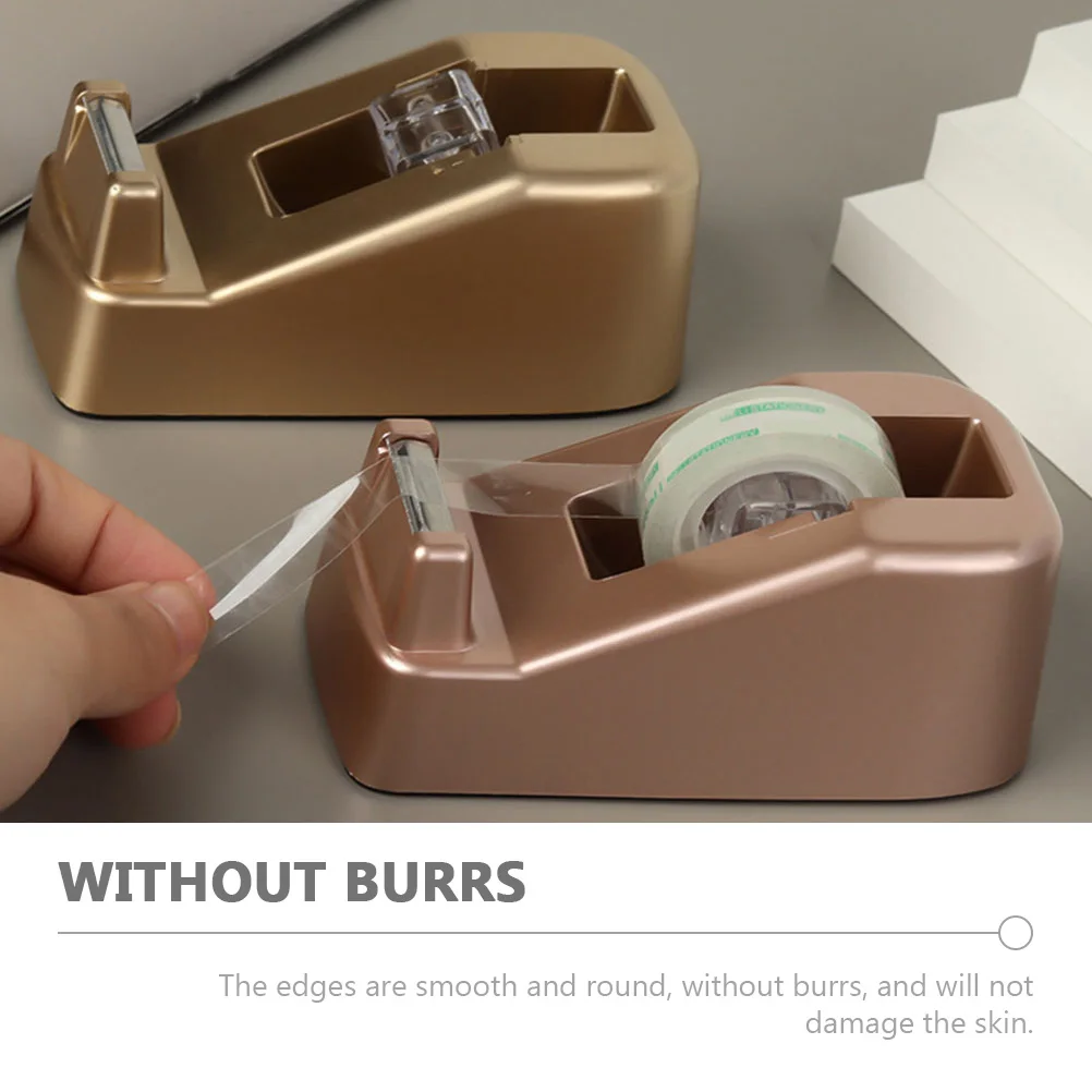 

Practical Plastic Tape Dispenser Smooth Edge Sealing Tape Cutter Good Material Sticker Holder Office Supply Barbecue Grill Tool