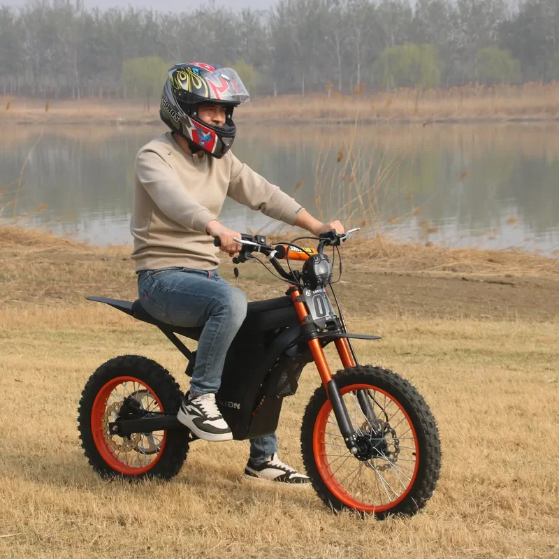 High battery life lithium battery electric off-road motorcycle 1500W high power 14/12 inch wheel electric vehicle