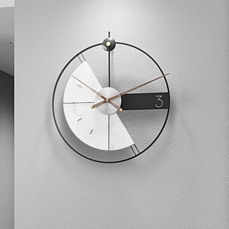 Modern Creative Wall Clocks Bedroom Simple Wall Watch Living Room Luxury Silent Clock Nordic Interior Decoration Accessories