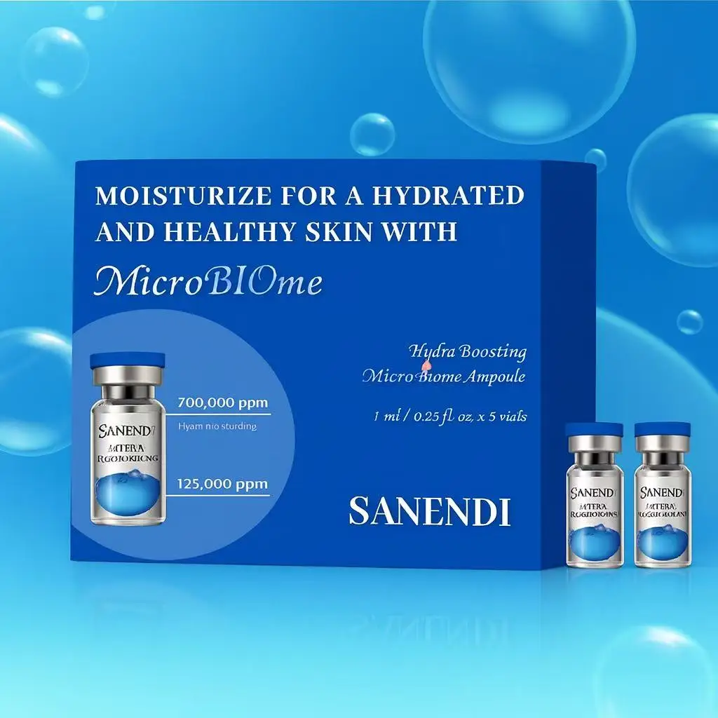 Sanendi Daily Cura della pelle del viso Essenza probiotica Set idratante idratante per la cura schiarente per salone di bellezza