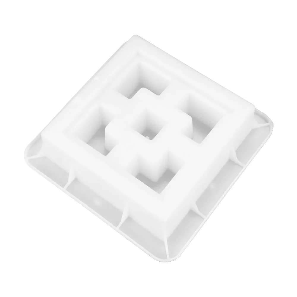 Plastic Hollow Brick Mold Square 3D Carving Cement Antique Brick Mold 20*20*6cm Anti-Slip Window Flower Fence Making Mold view 3