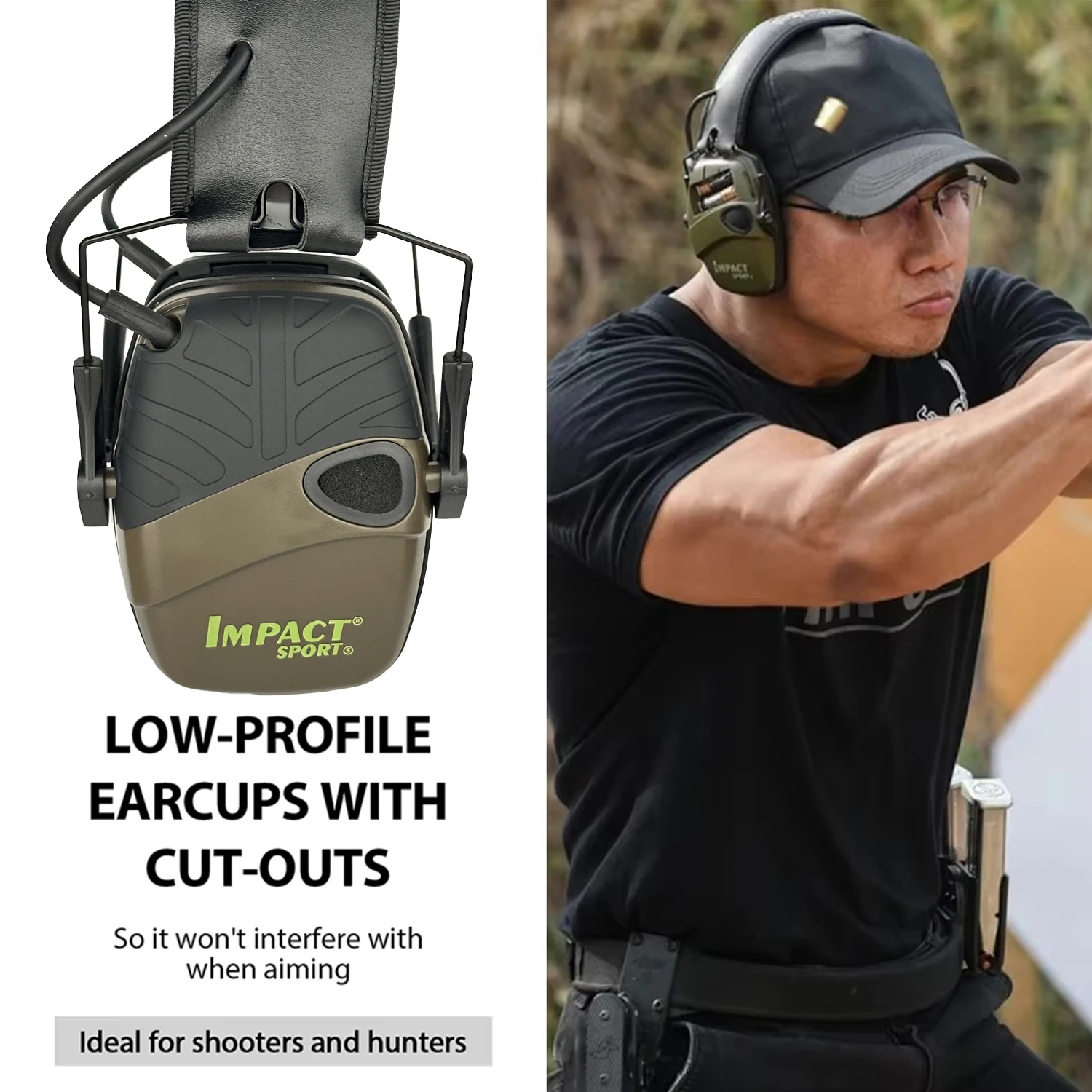 Electronic Shooting Headset Headphones for Hearing Protection Ear Protect Noise Reduction Active Hunting Tactical Earmuff image 3
