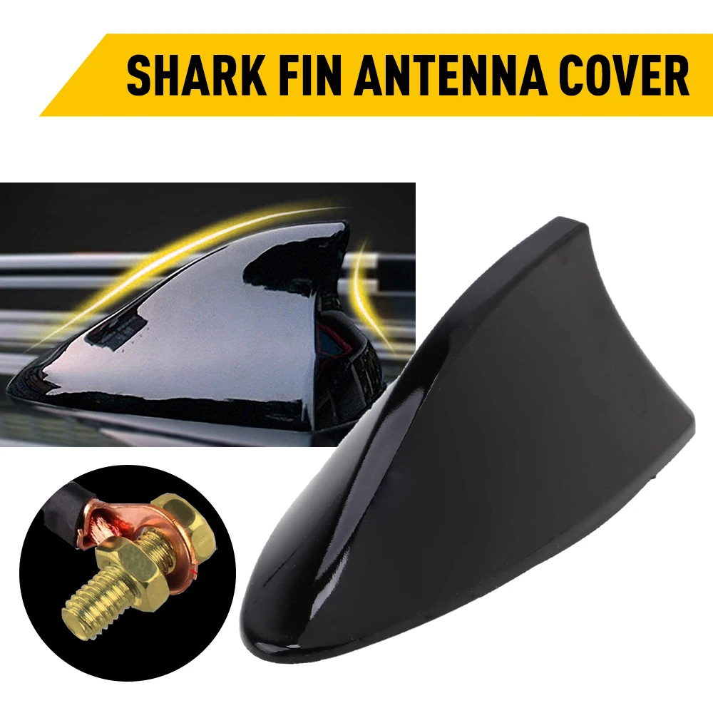 

Car Antennas Shark Fin Antenna Universal Auto Radio Signal Aerials Roof Antennas For Kia Ford Toyota Hyundai BMW Car Accessories