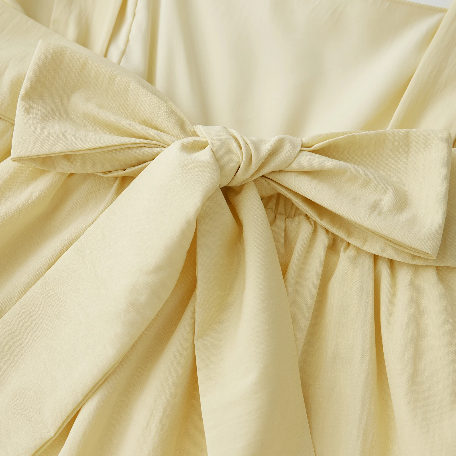 Feminino elegante sólido mini vestido tanque aberto volta tie-up pescoço quadrado sem mangas a linha em camadas vestido plissado com bolsos