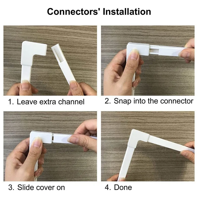 One-Cord Channel Cable Concealer - CMC-03 Cord Cover Wall Cable Management System - 125 Inch Cable Hider Raceway Kit