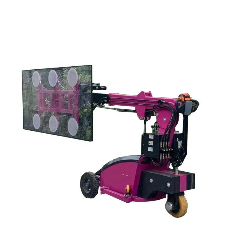 Customized Industrial Glass Handler with Quick Suction Pads for Tempered Glass and Solar Panel Handling Machine