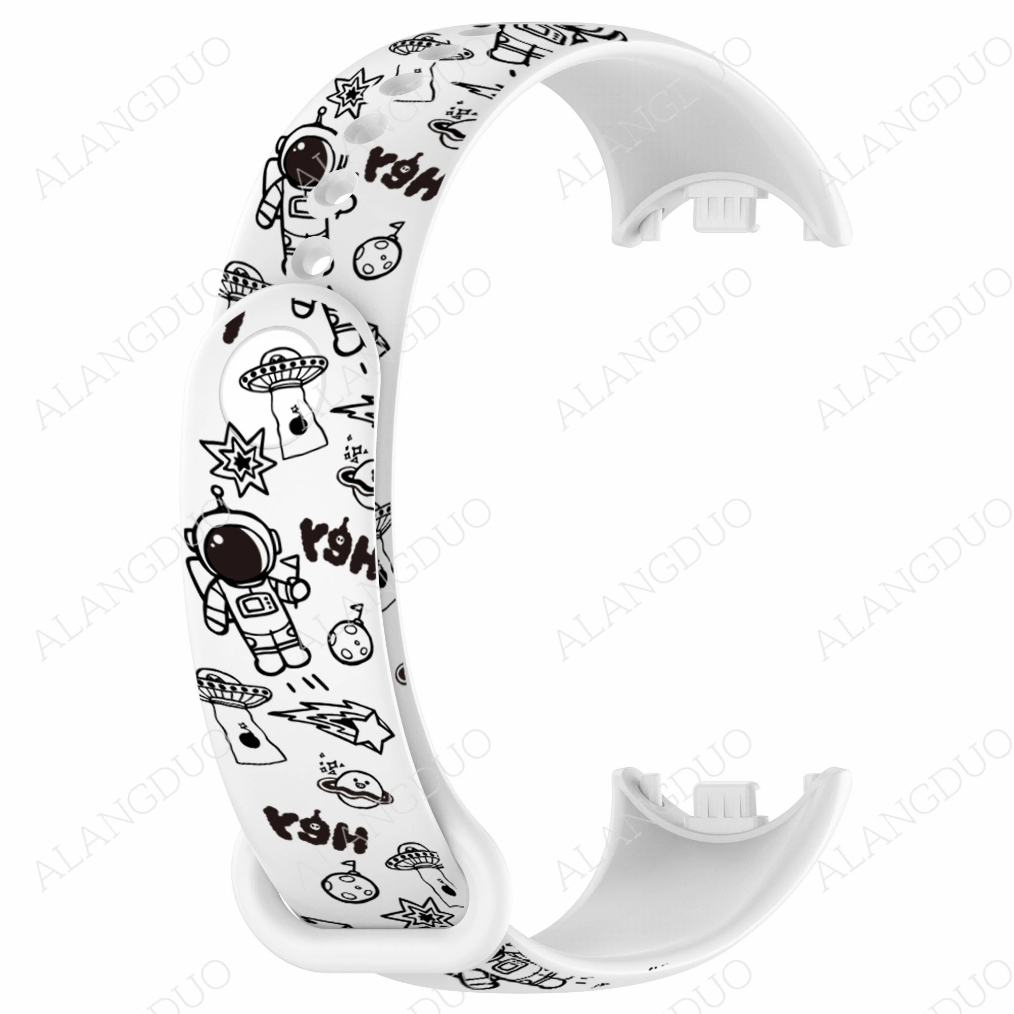 Cartoon Strap for Xiaomi Mi Band 8 9 Replacement Bracelet Watchband Soft TPU Straps