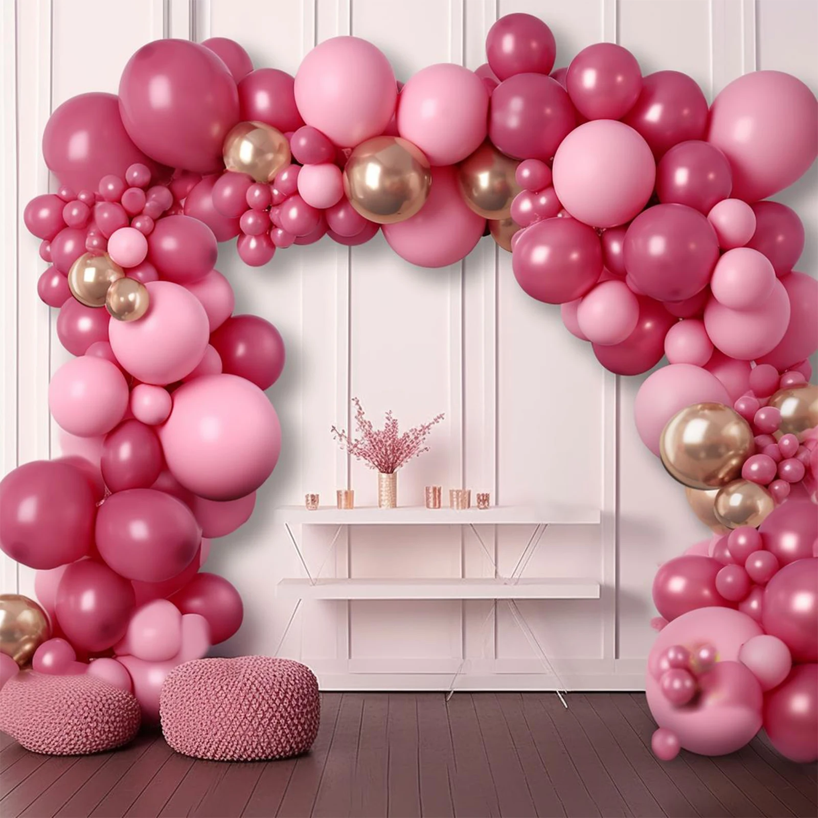 102pcs Set Balloon Decor Pink For Birthday Party Latex Balloon For Wedding Baby Shower Party Decorations For Birthday Decoration