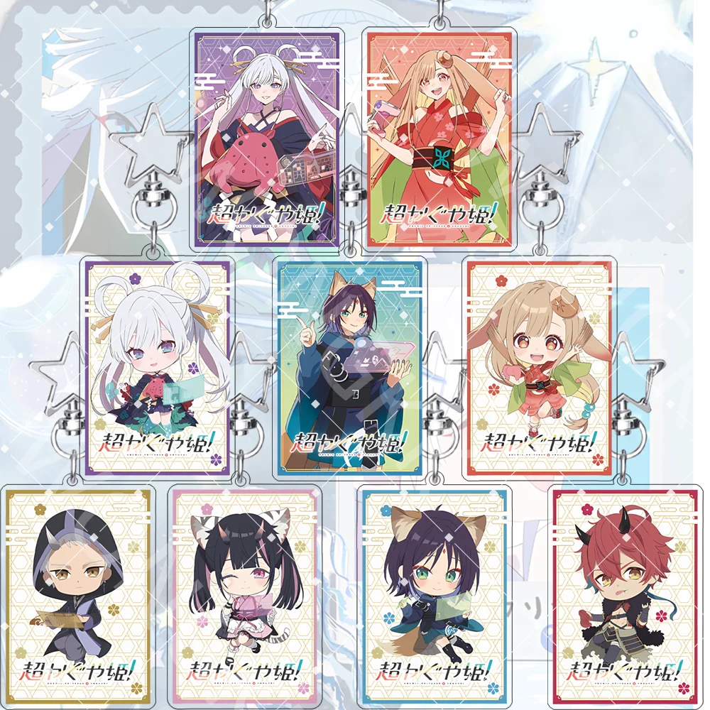 Anime Princesa Cósmica Kaguya! Llavero Kawaii, Llavero Bonito, Kaguya Sakayori, Iroha Tsukimi, Yachiyo, Adorno para Coche o Bolso