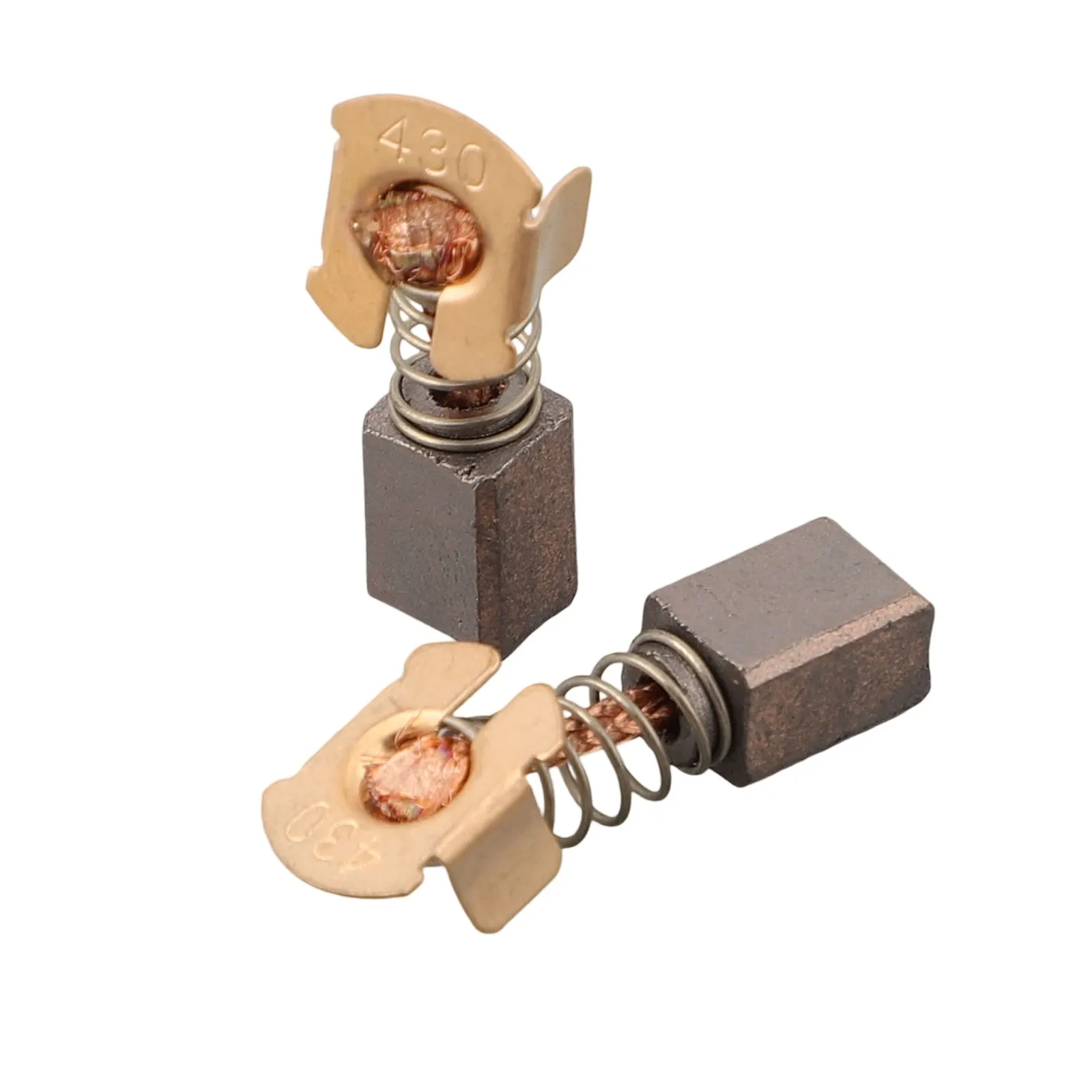 Spazzole di carbone di lunga durata Smerigliatrice di ricambio Parti in metallo metallocarbon Strumenti di ricambio per smerigliatrice angolare a molla