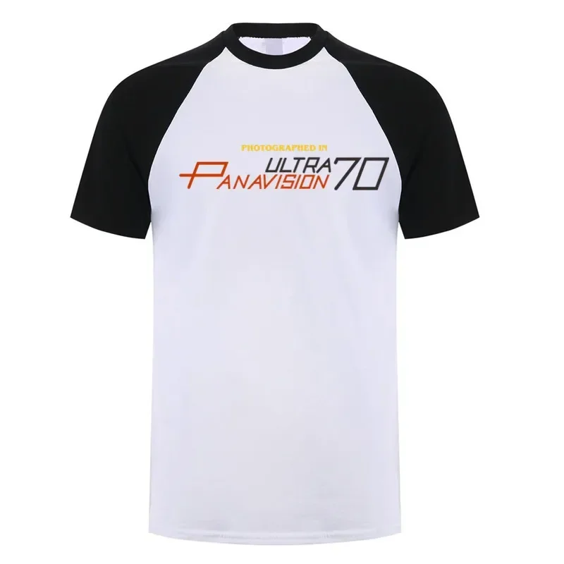 Fotografato in Ultra Panavision 70 T-shirt Unisex Casual Manica corta da uomo Cool Cotton Tshirt Top Tees LH-016