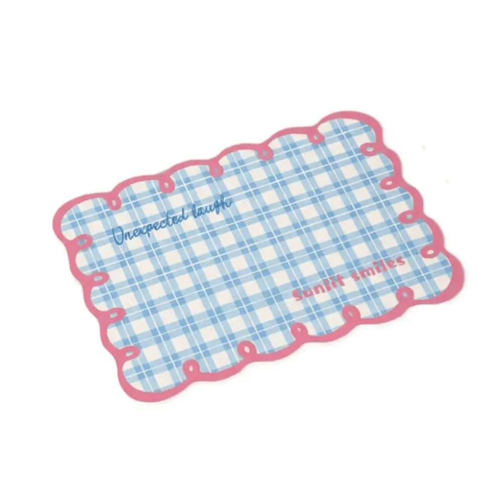 New Dopamine Placemats Anti-slip Heat Insulation Table Mat Water-Absorbing Oil-Absorbing Coaster Table Decoration Accessories