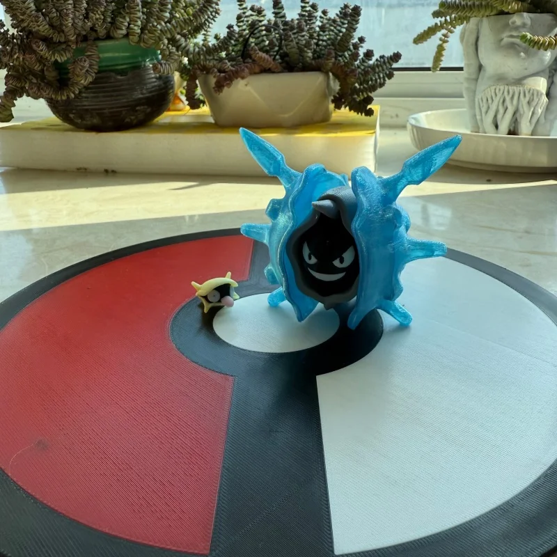 Anime Shellder Cloyster Actionfigur Proportion World 1:20 DIY 3D-Druck Cartoon-Charakter Desktop-Statue Geburtstagsgeschenke Spielzeug