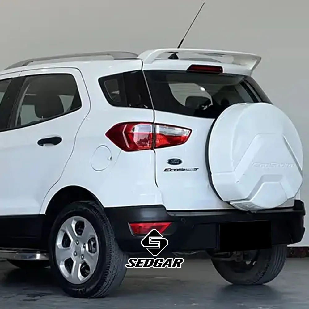 For 2013-2019 Ford EcoSport Rear Spoiler GT Style High Quality ABS Plastic Unpainted Gloss Black Spoiler Trunk Boot Wing Spoiler