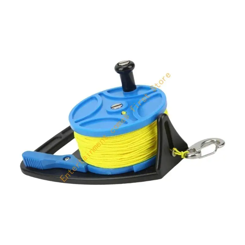

55KD Diving Reel with Thumb Stoppers Scubas Ratchets Dives Reel Diving Equipment