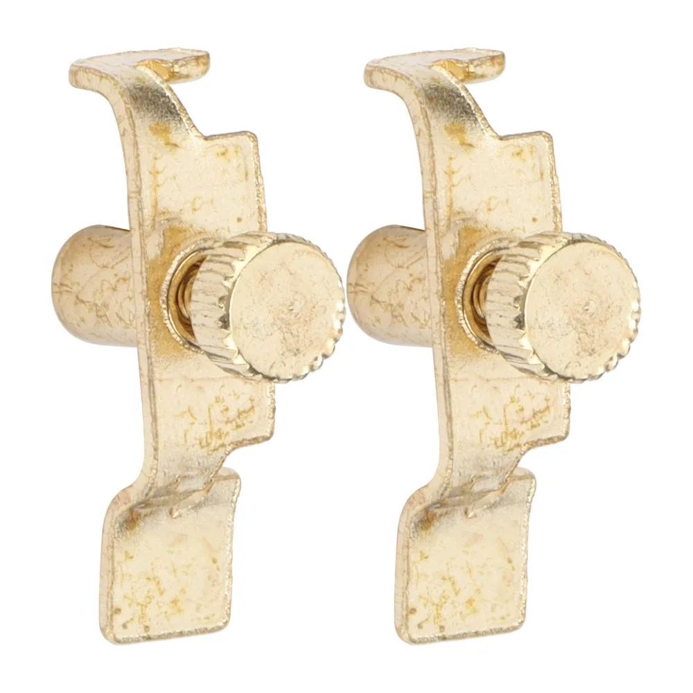 2PCS Professional Metal Fine Tuner Adjuster Golden Color Clip Tuner Accessory Cello Tuner For String Instruments