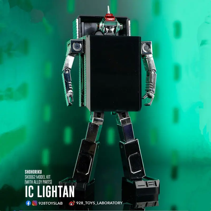 

Shohoriku Gold Warrior Radar Warrior Ic Lightan Finished Model Sk0062 With Alloy Parts Animation Collectible For Collectors
