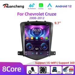 For Chevrolet Cruze 2008-2012 Carplay Android 12 Car Radio Multimedia Video Player Navigaion Head Unit Stereo 2Din Audio