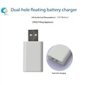 2battery 2hole USB