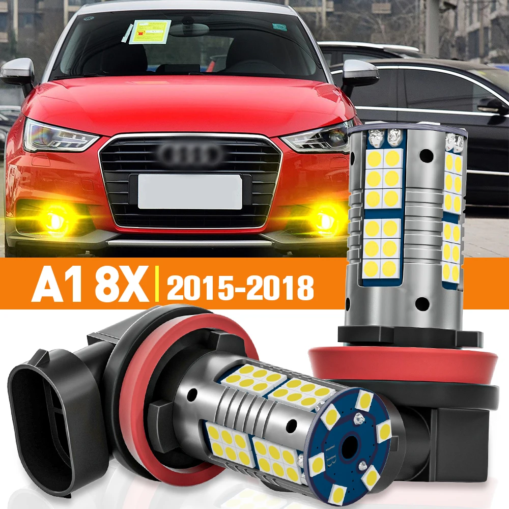 

2pcs LED Fog Light For Audi A1 8X 2015-2018 2016 2017 Accessories Canbus Lamp
