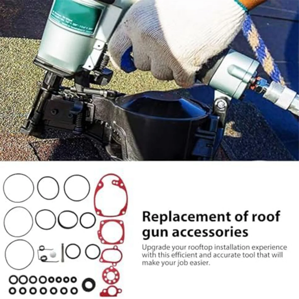 O-Ring Kit with Extras Coil Roofing Nailer NV45AB, NV45AB2 C Hot sale tools Hitachi US