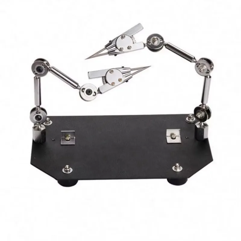

High Quality Jewelry Stand Clamp Welded Fixture Third Hand Soldering Iron Clip for Craft Model Precision Tool Double-Headed Weld