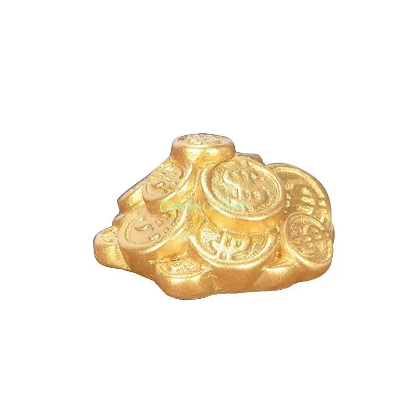 X90F Miniature Fortune Landscape Ornament DIY Mini Lucky Wealth Figurine for Home Bedroom Office Desktop Decoration New Year