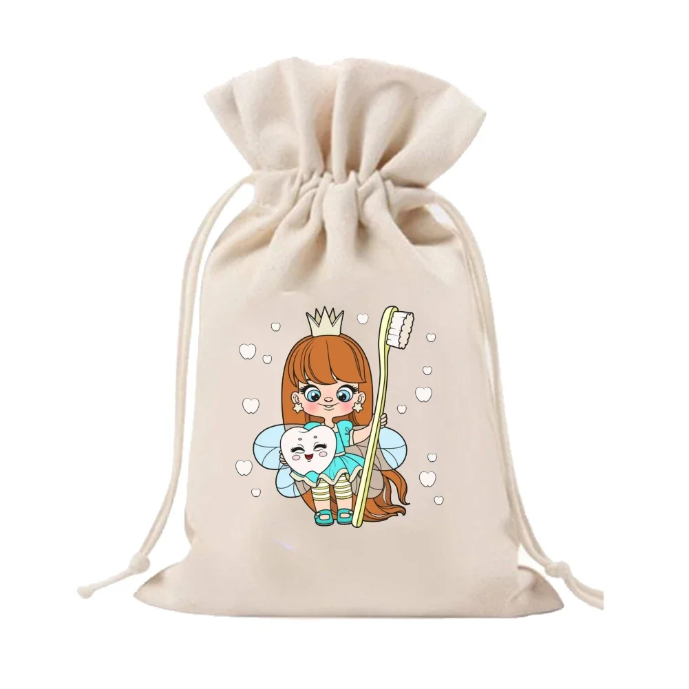 Baby Cute Tooth Fairy Patterns Heat Transfer Stickers Iron On Clothes Bags DTF Vinyl Thermal Appliques Washable DIY Patches