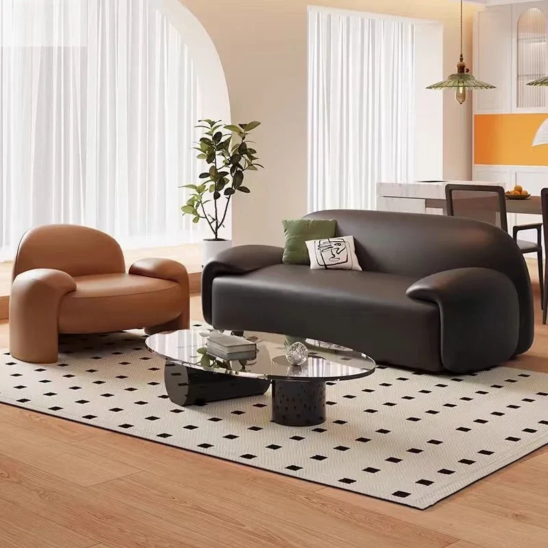 Elephant Ears Cream Wind Sofa Clothing Store Hotel Homestay Sofa