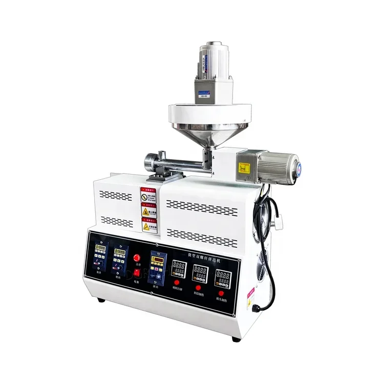 Desktop PVC Pipe Mini Plastic Sheet Filament Extruder with Automatic Feeding Function for DIY Makers And Hobbyists