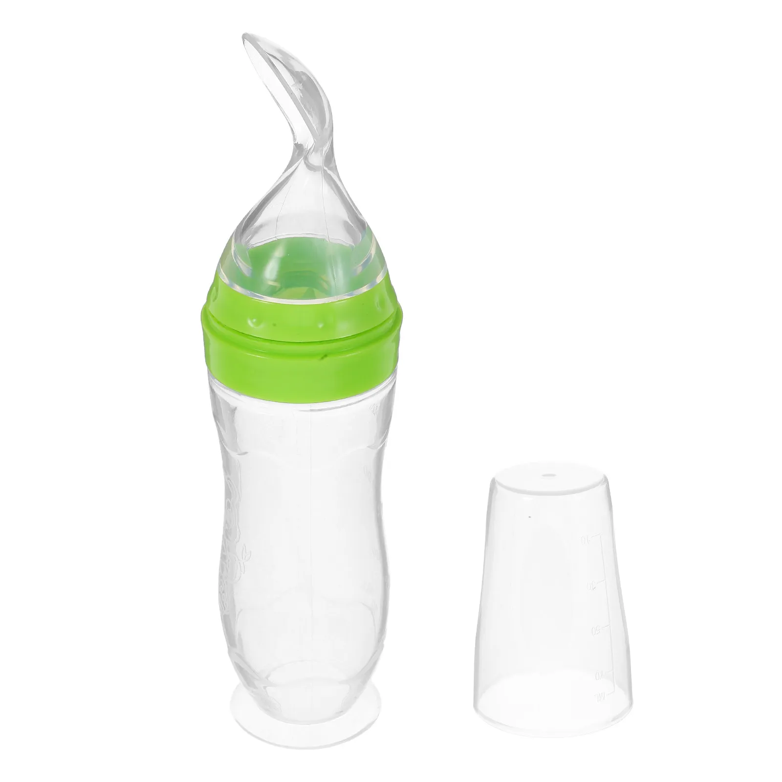 

120ml Silicone Baby Feeding Bottle Squeeze Dispensing Tool Infant Rice Paste Feeder Feed Squeezing Bottle Feeding Bottles