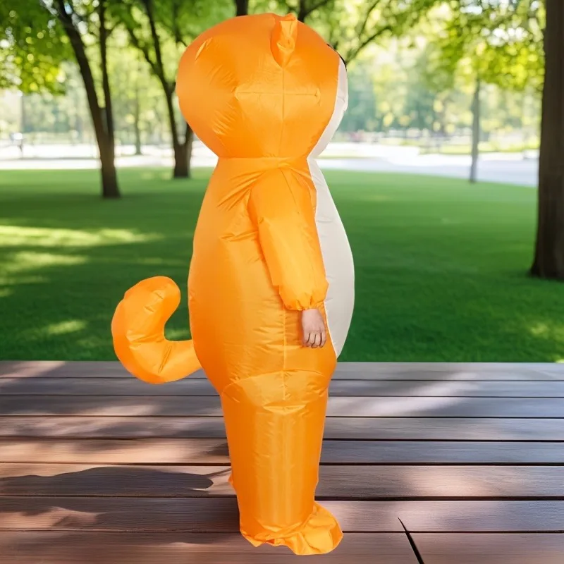 زي حيوان رائع قابل للنفخ للحفلات الاحتفالية، دعائم أداء، بدلة حيوانات لطيفة لجميع الأعمار