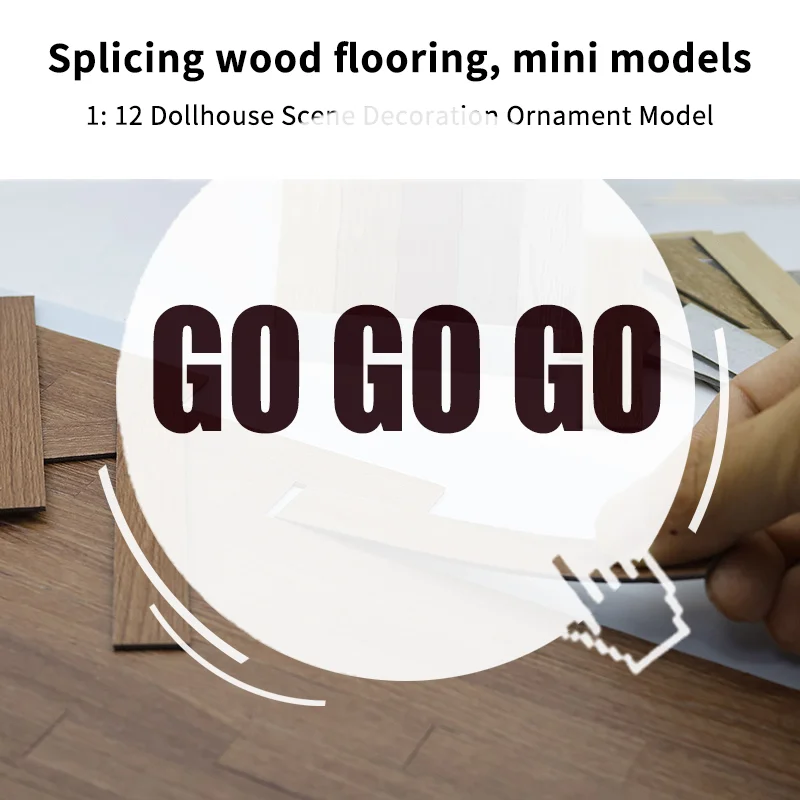 Mini planches de sol pour maison de poupée, carrelage Miniature en bois pour meubles de maison de poupée 1:12, décoration murale de sol, 10 pièces