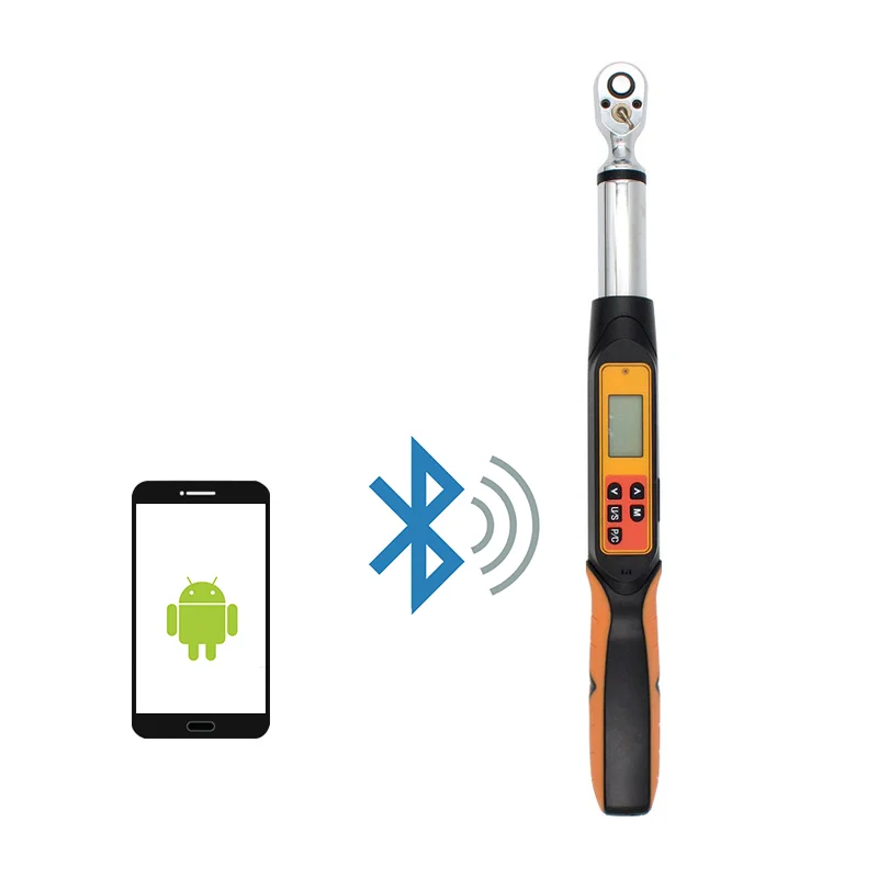 Professional Adjustable Preset Bluetooth Electronic Digital Torque Wrench Bicycle Car Repair Tool Torque Spanner 1/2