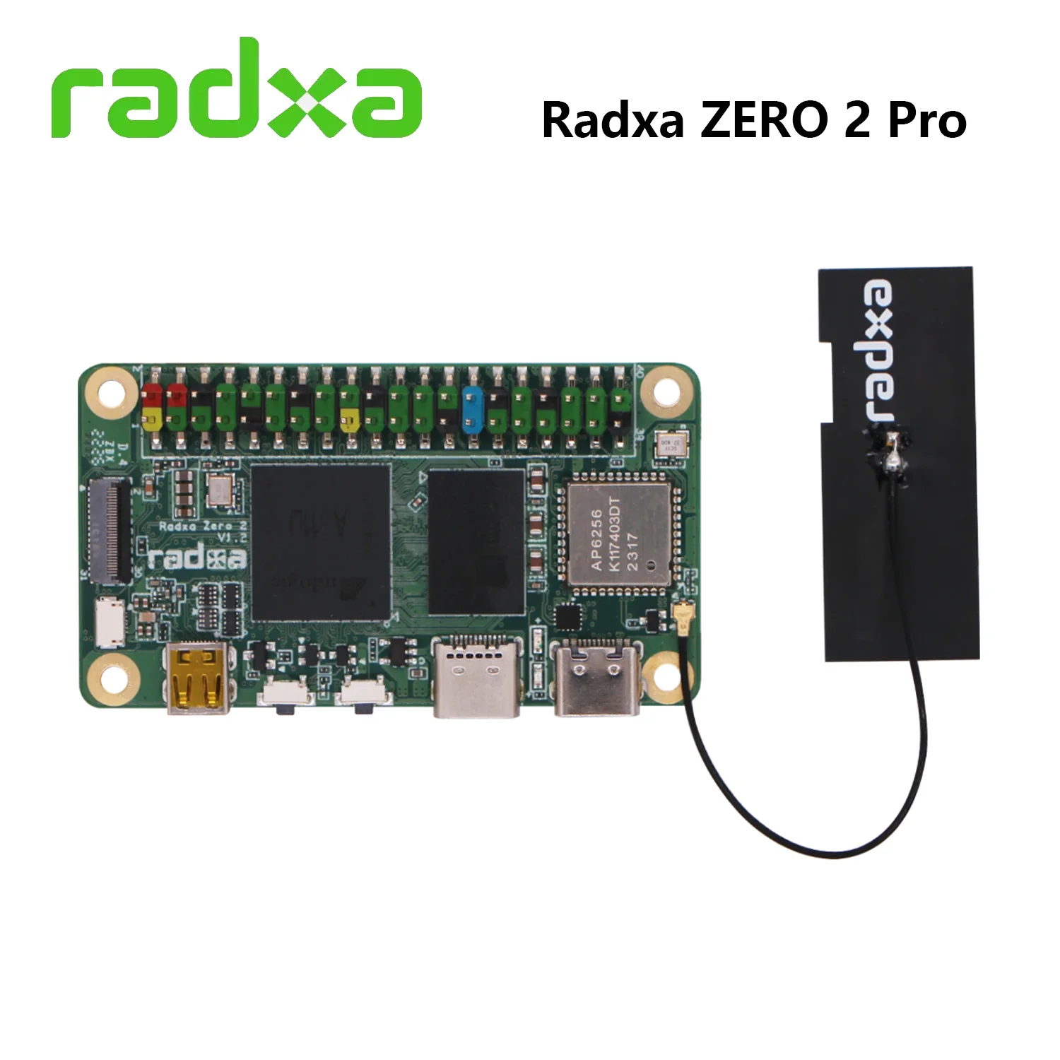 Imagem -04 - Radxa Zero Pro Placa de Desenvolvimento Cpu Amlogic A311d Sbc 4gb de Ram Onboard Emmc Six-core