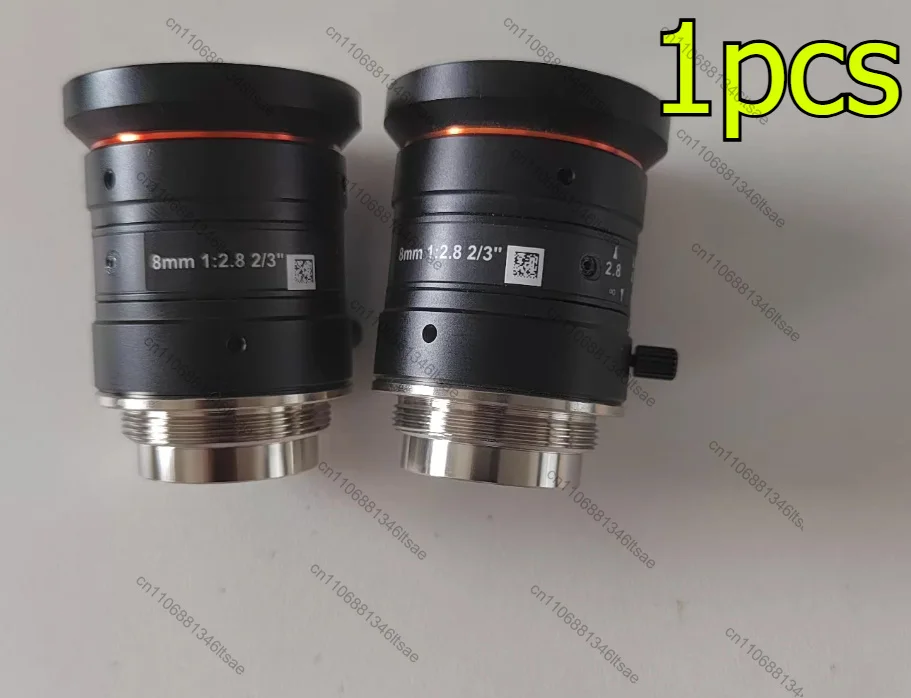 Accessories 1pcs industrial lens mvl-mf0828m-8mp, 8mm, f2.8, 2/3