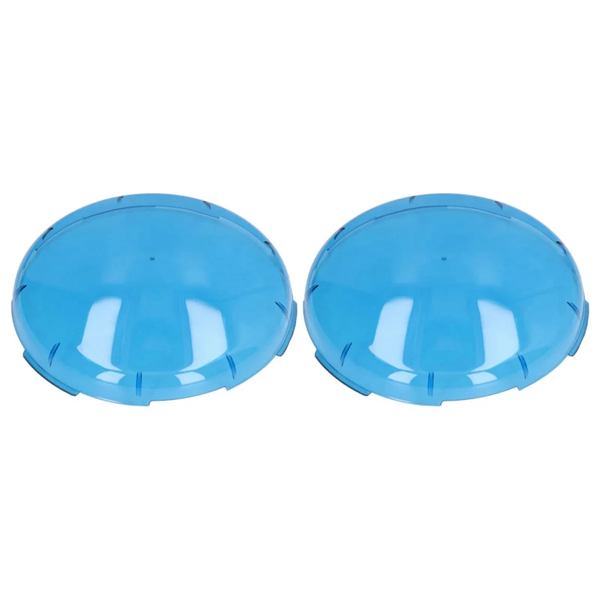 2Pcs 19cm Pool Lamp Lens Cover Swimming Pond Light Transparent Lid for Pentair Amerlite(Blue)