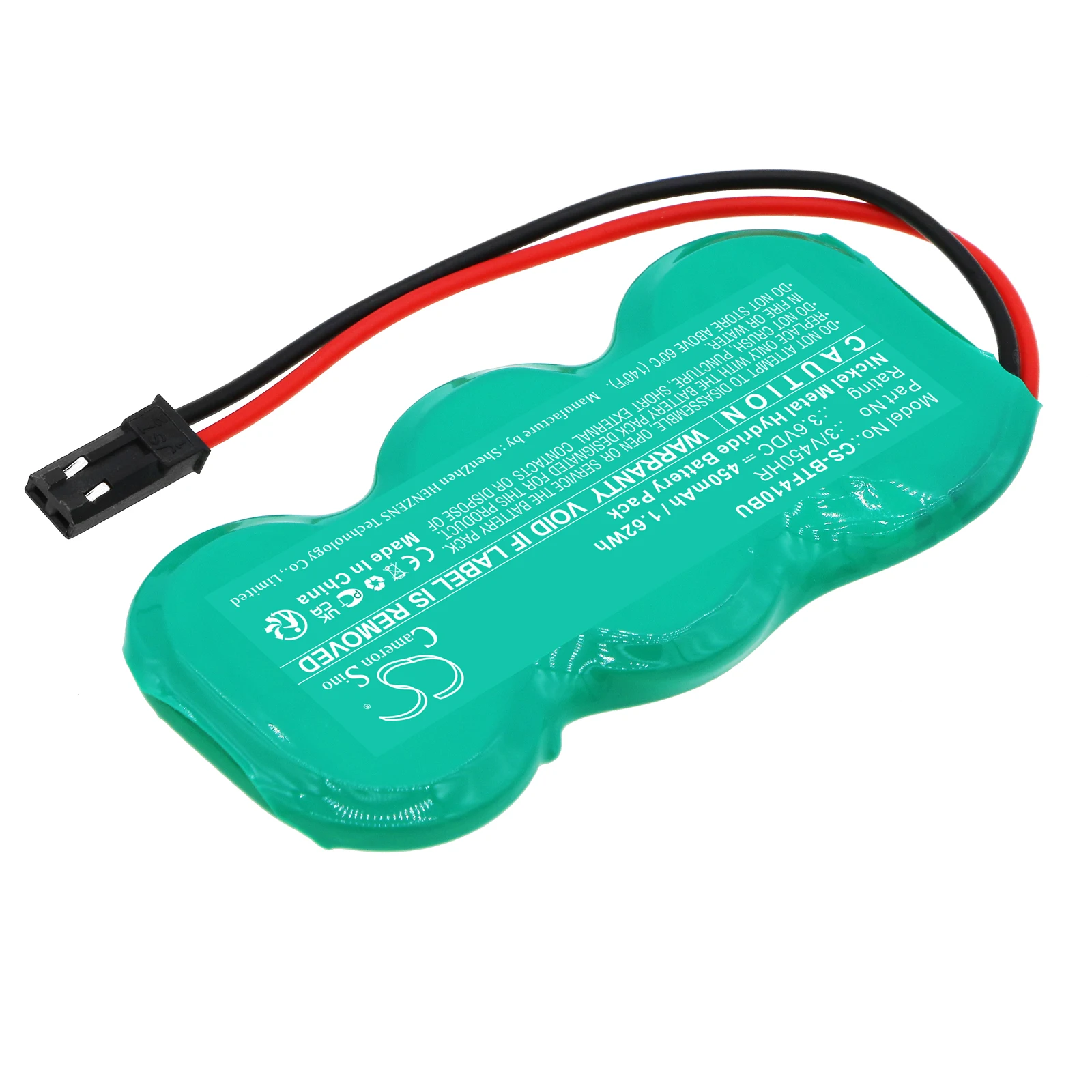 CS Replacement Battery For Brother Fax4100e Fax Machine 3/V450HR 450mAh / 1.62Wh