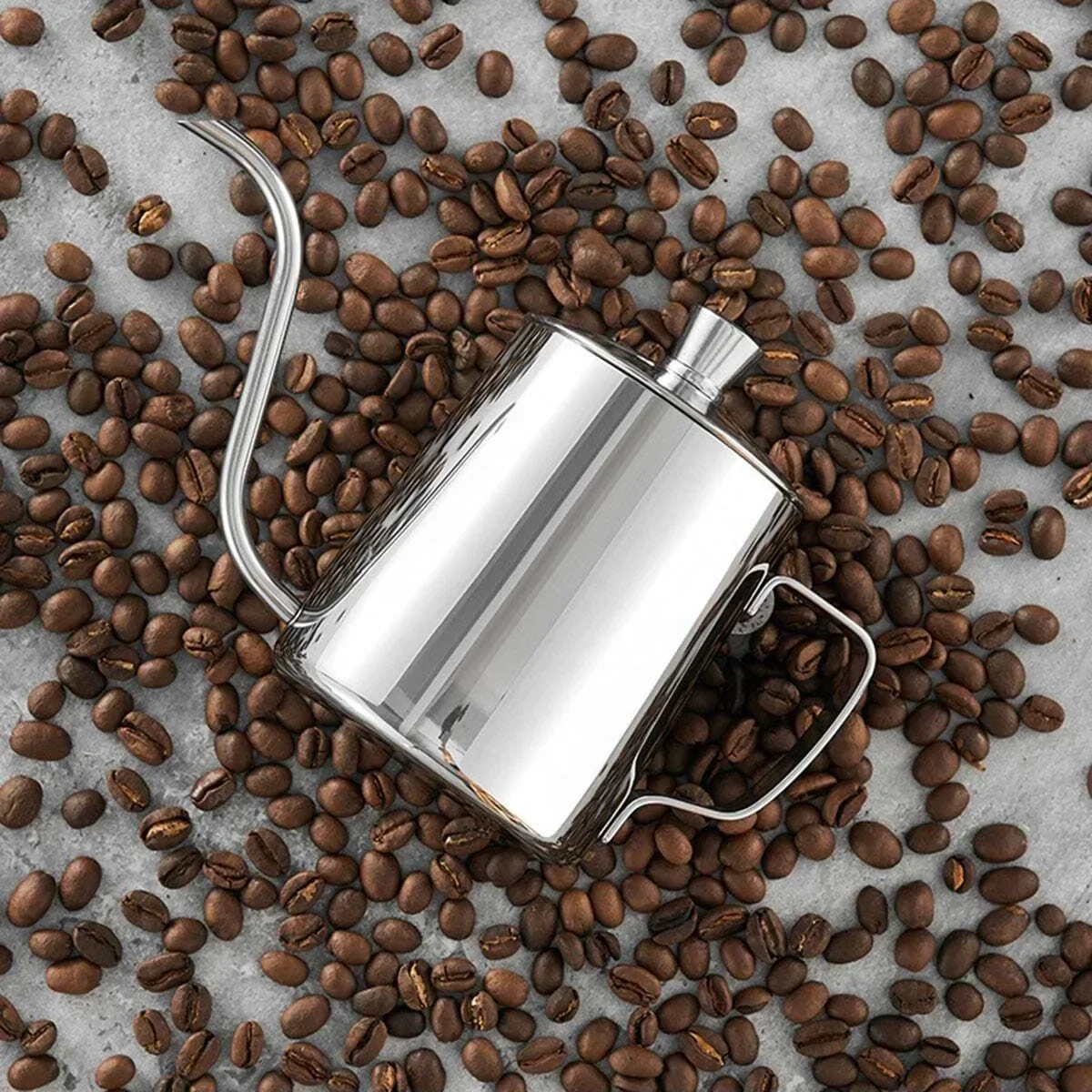 

Stainless Steel Pour-over Coffee Maker Hanging Ear Hand Brewing Pot Household Long-spout Fine Mouth Kettle Drip Kettle Long Pot