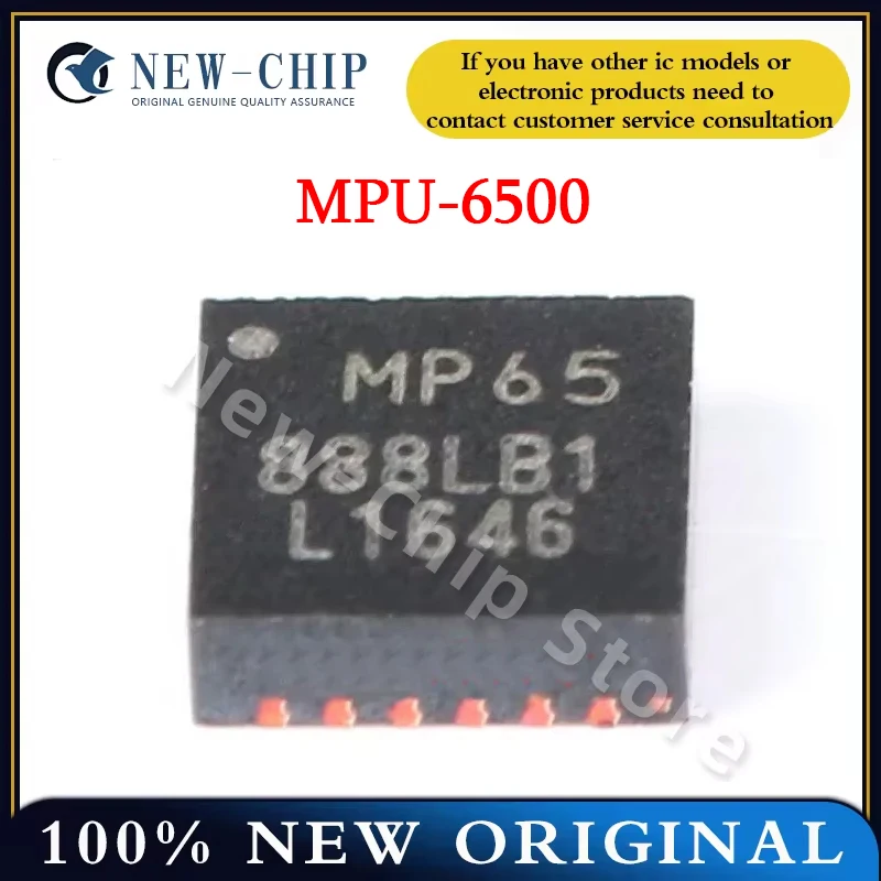 2PCS-50PCS/LOT MPU-6500 MP65 QFN24  Sensor chip New original 6500