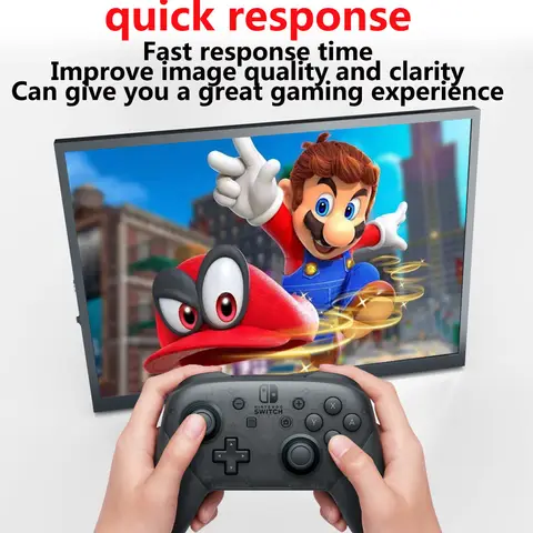 10.5/1 Inch Portable Monitor HDMI-Compatible Laptop second screen Gaming Extended Display For Switch/PS4/Xbox/Raspberry Pi