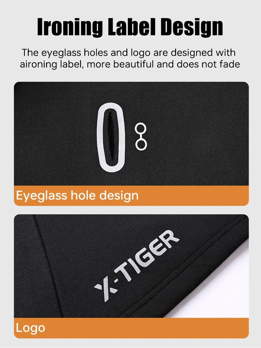 X-TIGER Balaclava Winter Thermo-Fahrradmaske Winddichte Kältebeständige Fahrradmaske Kletter-Ski-Motorradmaske Vollgesichtsmaske – Detail 11