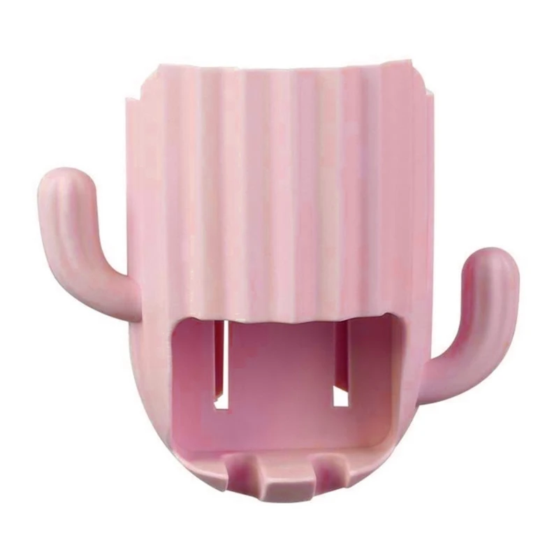 Dropship organizzatore drenante portaspazzolino per dentifricio cactus montato a parete