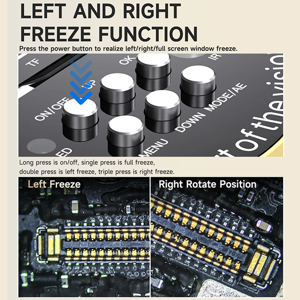 ميكانيكي MOS-8K مجهر HD كاميرا صناعية 41MP HDMI USB واجهة مزدوجة لإصلاح الهاتف المحمول PCB رقاقة أدوات لحام #5