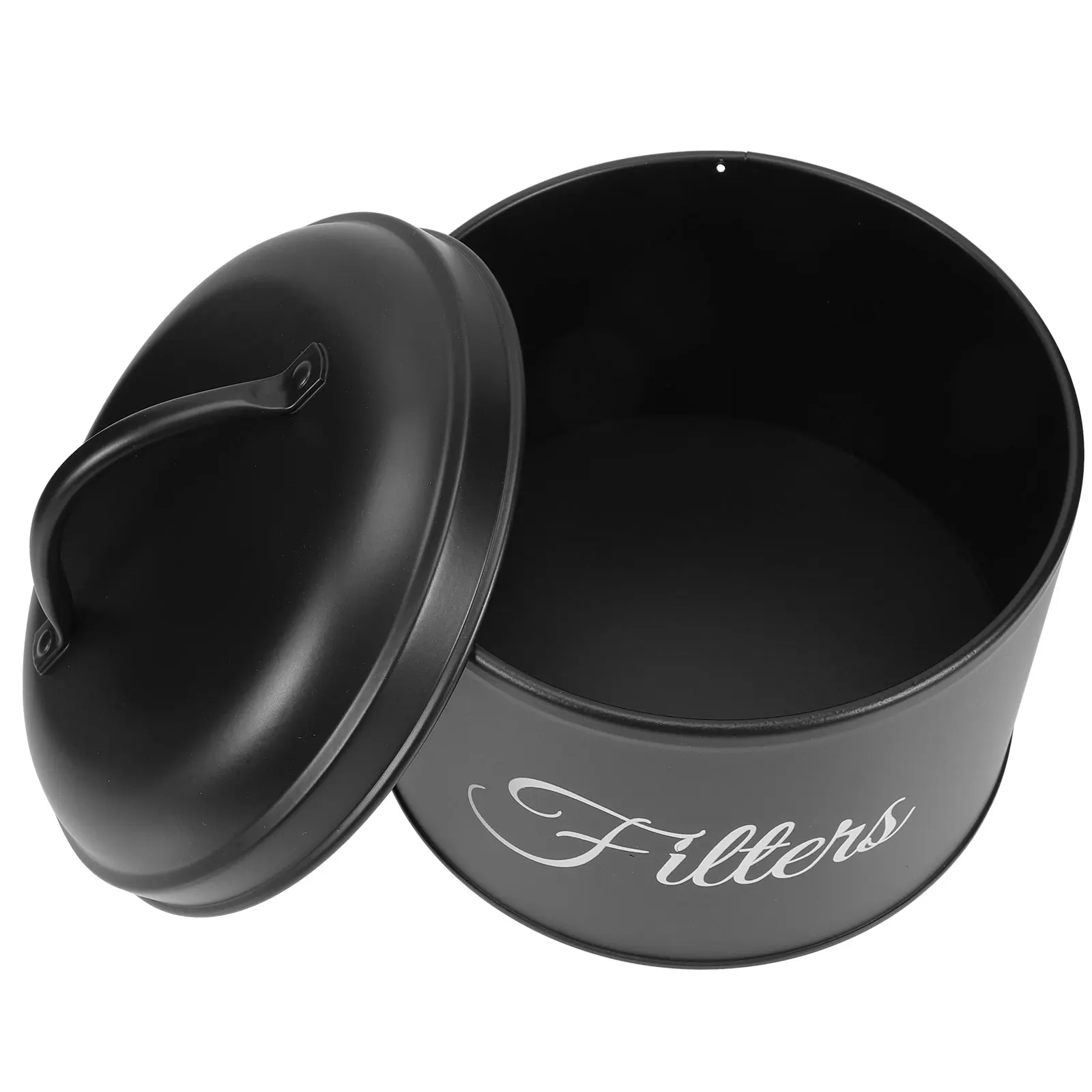

Coffee Bean Container Tea Beans Black Lid Sealed Tea Sealed Soybean Jar Food Grain Cereals Storage Jar Storage