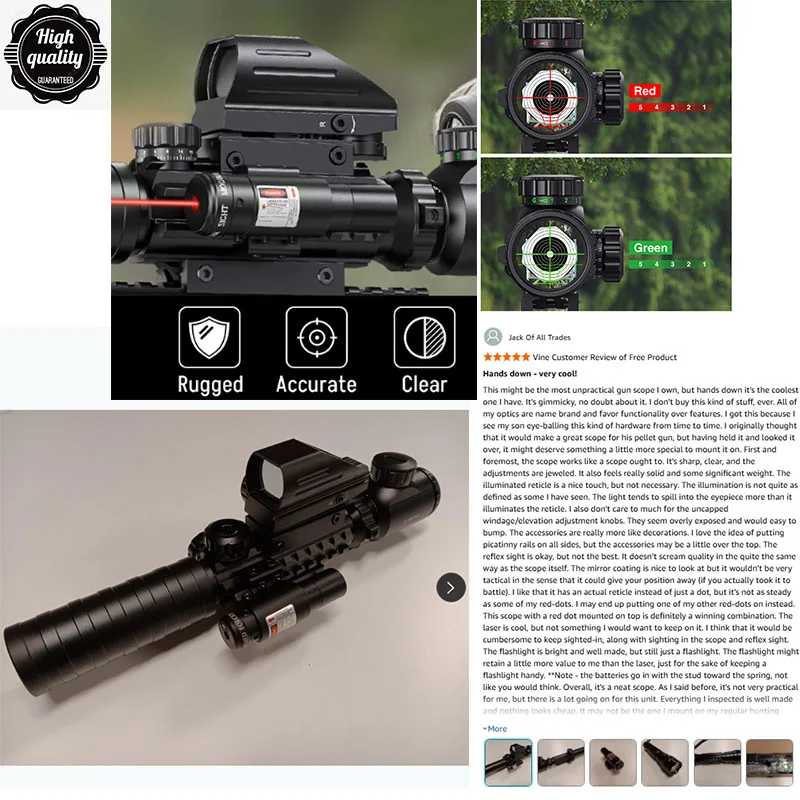 3-9X32 Scope Combo …