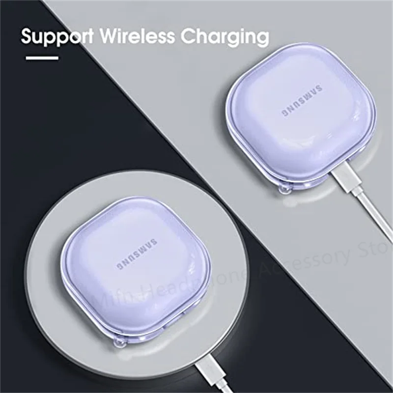 ใหม่สำหรับ Samsung Galaxy buds FE เคสซิลิโคนใสนุ่มสำหรับ Samsung buds ฝาครอบ Pro2 BUZZ 2pro Live FE funda capa