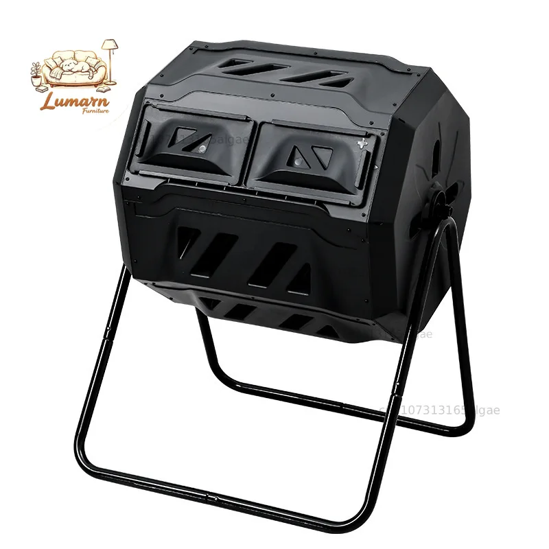 Garden compost box Garden drum compost bucket Outdoor
