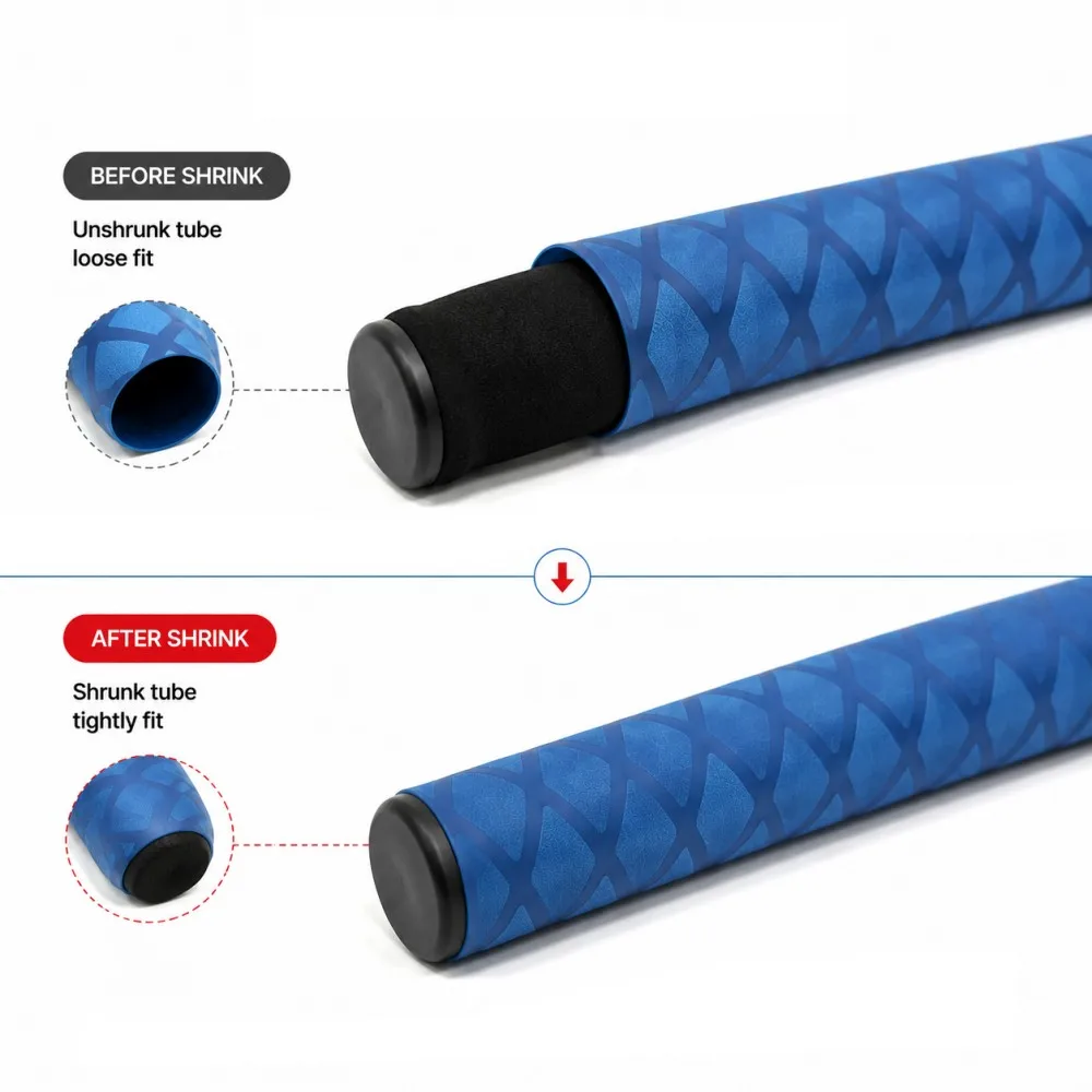Anti Slip Heat Shrink Tube Fishing Rod Wrap ID15/18/20/22/25/28/35/40/45/50mm Handle Insulated Protect Waterproof Cover Wire Wra