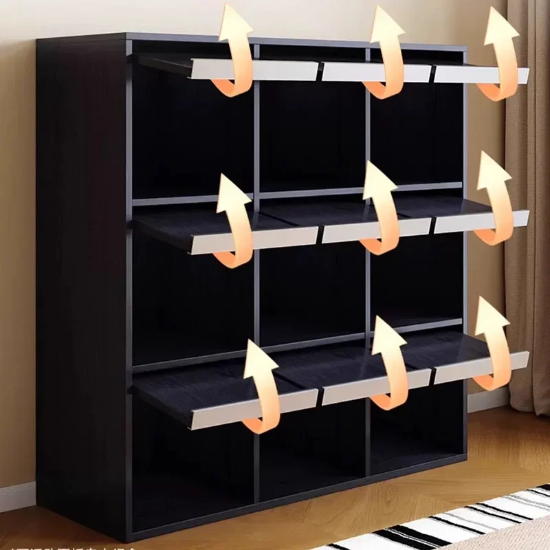 Cabinet Living room antique cabinet vinyl record cabinet Nordic style bookcase